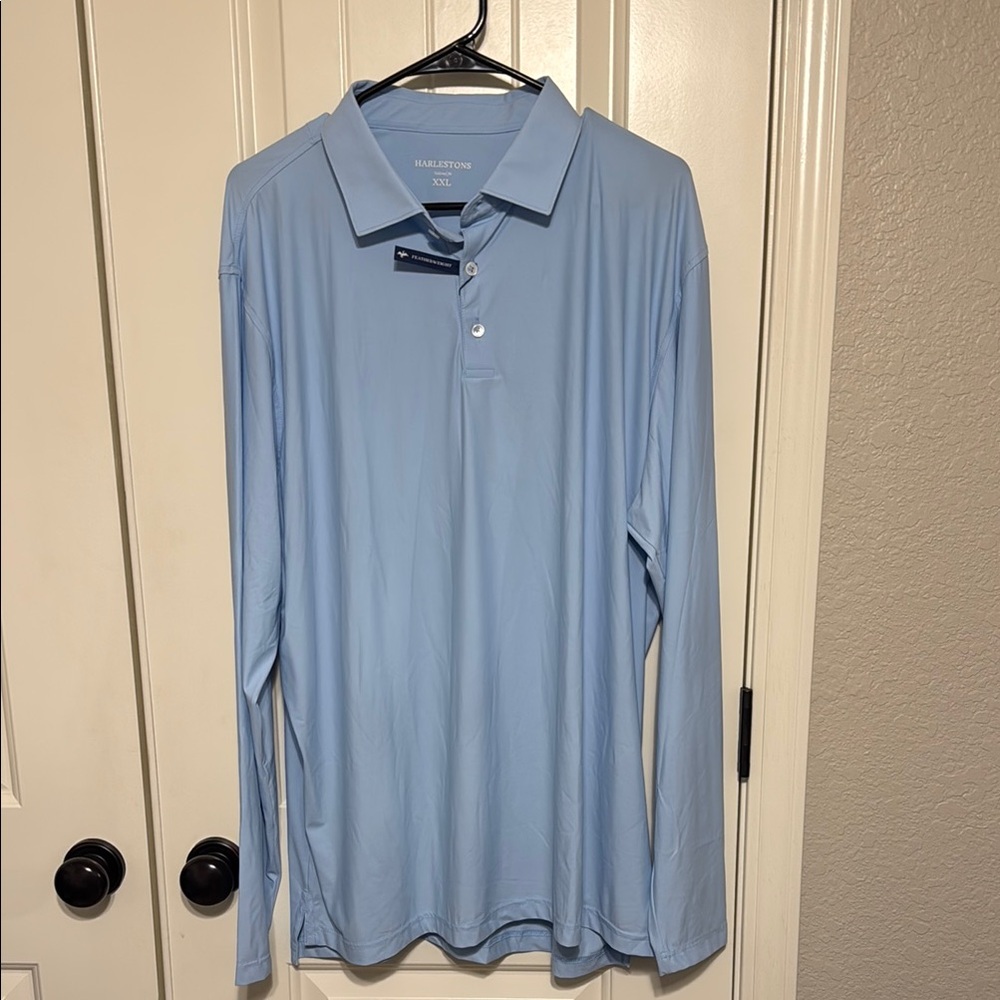 Harlestons Long Sleeve Polo XXL